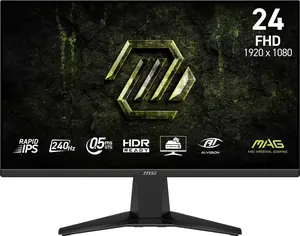Moniteur d'ordinateur de jeu <span class=keywords><strong>MSI</strong></span> MAG 245F X24 <span class=keywords><strong>24</strong></span> <span class=keywords><strong>pouces</strong></span> Full HD 240Hz IPS 0,5 ms HDR Ready avec AMD FreeSync (AMD Adaptive Sync) - Product Image 1