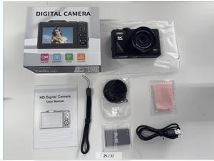 <span class=keywords><strong>Appareil</strong></span> <span class=keywords><strong>photo</strong></span> numérique DLC W1 64MP, caméra vidéo 5K avec 180° °   Caméra de vlogging WiFi avec zoom 18X et écran rotatif pour étudiants et débutants - Product Image 6