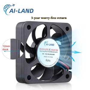 Thái Lan 5015 nhiệt nhựa Quạt hướng trục 50x50x15mm 2-pin JST nối 5V/12V dẫn ánh sáng thông gió không chổi than DC mát OEM ODM - Product Image 2