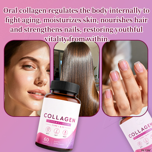 Gomitas de Colágeno de Alta Calidad Tipo I y III con Vitamina C y Biotina para Mejorar la Piel, el Cabello y las Uñas, Gomitas Antienvejecimiento para la Belleza y el Bienestar - Product Image 1
