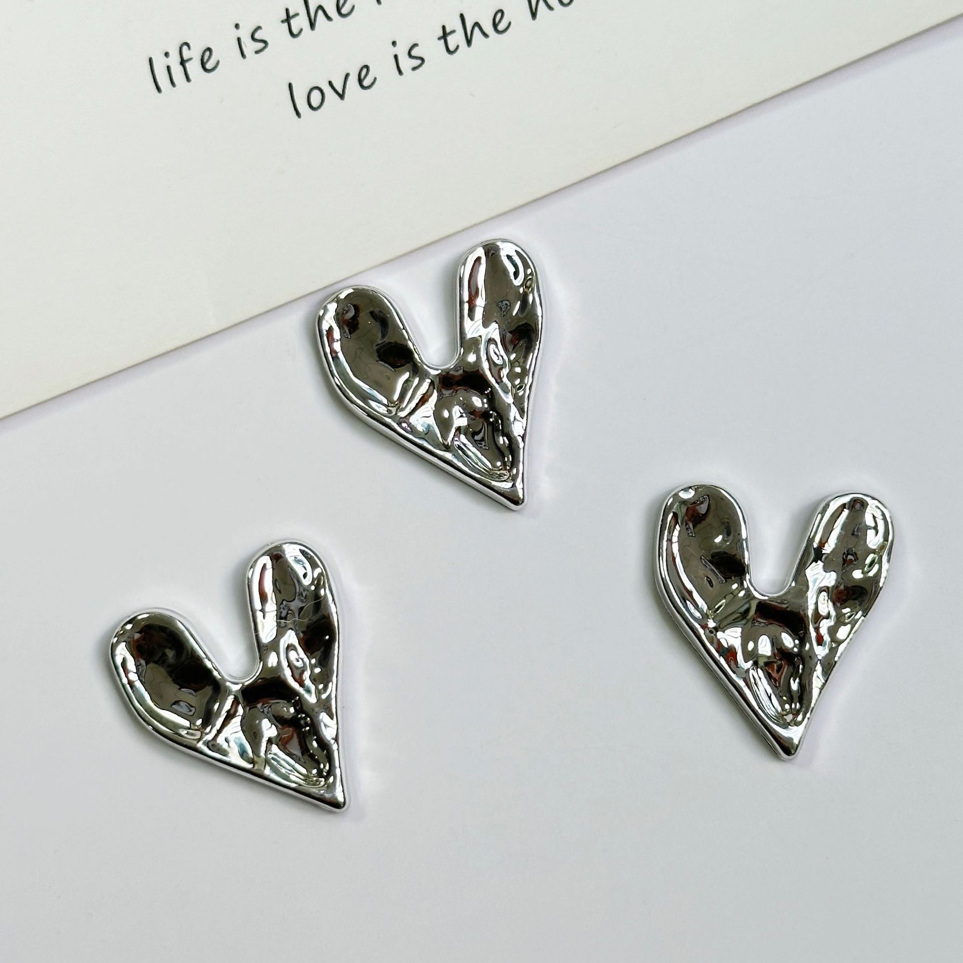 Cuore elettroplaccato 26*22mm