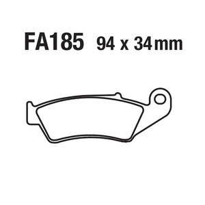 ผ้าเบรกดิสก์แบบซินเตอร์ฐานทองแดงสำหรับรถจักรยานยนต์ รุ่น FA185 สำหรับ HONDA YAMAHA ZERO CRE CRF XR YZ WR KLX KX 125 250 300 450 500 650 - Product Image 4