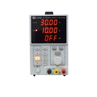 Alimentation électrique stabilisée CC programmable de qualité industrielle Longwei LW-3010E avec protection par fusible, origine Chine
