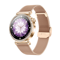 Montre connectée TKYUAN pour femme, écran HD 1,27 pouce, appels Bluetooth, modèles sportifs, suivi de la santé, tracker de fitness, montre connectée pour femmes