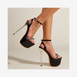 16CM Hot Selling Elegant Party Shoes Women Platform Shoes Super High Stripper Heels for Ladies High Heel Sandals