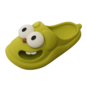 2025 nouveau grand <span class=keywords><strong>chien</strong></span> aux yeux pantoufles femmes été Spin off Baotou mignon Cool pantoufles maison intérieur anti-dérapant trou chaussures femmes été - Product Image 1