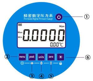 Manómetro Digital Industrial Multifuncional - Rango de -0.10-250MPa - Precisión del 0.05%FS - Conexión de Rosca BSP/NPT para DK500D Multi - Product Image 4