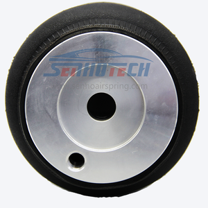 에어 리프트 에어 스프링 2B5813/ 2S5813 더블 컨볼루션 알루미늄 플랜저 에어 라이드 서스펜션 22mm 직경 구멍 - Product Image 2