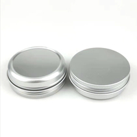 Bocaux et pots en aluminium de 5 ml à 250 ml pour cosmétiques, bougies, parfums, impression offset, marque OEM, bouchon à vis, finition laquée, multicolores
