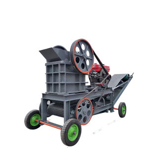 Tragbarer Mini-Backen brecher für Stein Gold Erz Basalt Beton Zerkleinerung Fabrik preis Mobile Stein zerkleinerung maschine Motor - Product Image 1