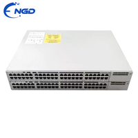 Switch Ethernet Gigabit Administrado de Nivel 3 para Empresas, Switch de Red de 48 Puertos con Módulos SFP de 4x1G o SFP+ de 4x10G Uplink C9200-48T-E