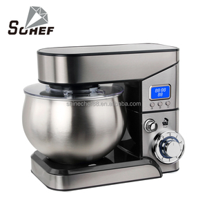 Batteur sur socle pour boulangerie domestique 1300W, 5L, mélangeur à farine électrique et pétrin pour la préparation de gâteaux et de pâtes, usage domestique - Product Image 1