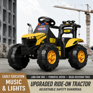 Farm <strong>Tractor</strong> Ride-On Electric Car for 2 to 4 Years Old Kids with 4 Wheels Plastic &amp; Rechargeable Battery - Product Image 2