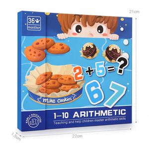 Jouet d'apprentissage Montessori personnalisé pour enfants, jeu de puzzle de manipulation pour la maternelle, aides pédagogiques de comptage et de mathématiques, matériaux écologiques - Product Image 6