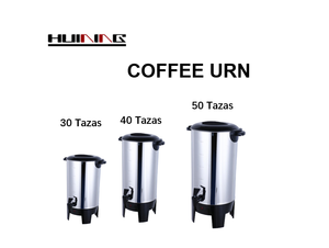 Dispensador de café tipo urna de acero inoxidable de 6 litros (100 tazas) — Cafetera comercial y para catering - Product Image 6