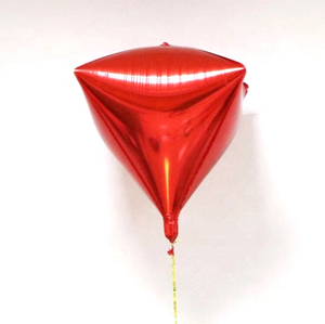 Ballon en feuille 4D <span class=keywords><strong>de</strong></span> 24 pouces, ballons en feuille en forme d'anneau <span class=keywords><strong>de</strong></span> <span class=keywords><strong>diamant</strong></span>, ballons triangulaires - Product Image 2
