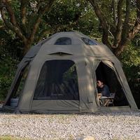 Tente gonflable d'extérieur durable en PVC, une chambre, un salon, mélange de polyester, pour la randonnée, le camping et les activités de plein air