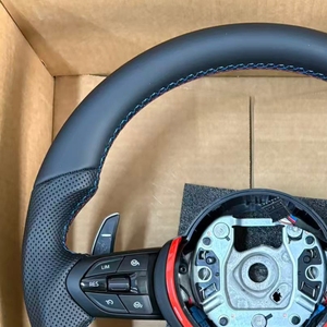 Volante Deportivo de Cuero para <span class=keywords><strong>BMW</strong></span> F10 F30 F20 F31 F36 M X3 X4 X5 M3 M5 M6 F01 F02 F06 F07 F11 F12 F14 F15 F16 F22 F31 E71 E90 - Product Image 6