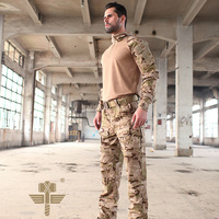 Équipement extérieur en chef: haut de costume de grenouille de scorpion, chemise à couleurs bloquées de camouflage extérieur