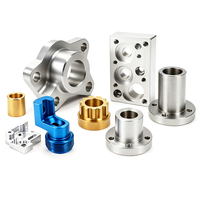 Servicio de Mecanizado CNC de Alta Precisión para Piezas de Aluminio, Fresado con Tratamiento de Superficie Anodizado para Componentes Mecanizados