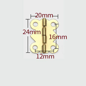 Kete CL550 Micro Mini piccolo battente regalo scatola di legno foglia pieghevole farfalla cerniera in metallo - Product Image 3