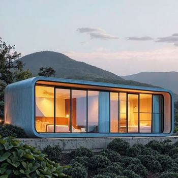 Luxurious Modern Outdoor Steel Mobility Cabin for Office School and Kitchen High Quality Factory Price Mobile House