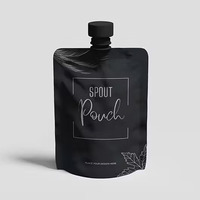 Accepter impression de logo personnalisé emballage de boisson en plastique boisson pochette sac avec bouchon jus de lait