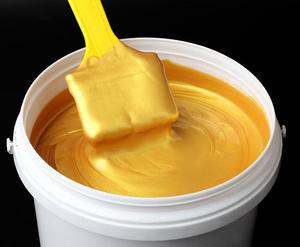 Chất lượng cao 24K vàng lá sơn độ tinh khiết 99.9% nước dựa trên lớp phủ kim loại cho đồ nội thất thủ công mỹ nghệ chống UV sản phẩm - Product Image 1