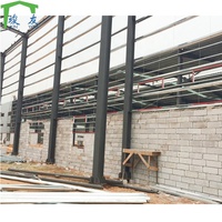 Estructura de Acero Prefabricada, Estructura Modular de Acero Ligero, Construcción de Materiales Metálicos Industriales, Almacén