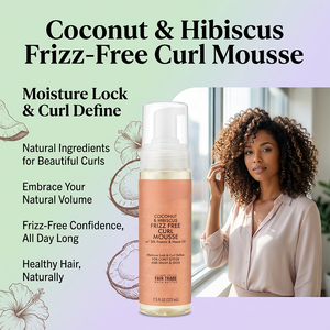 Espuma Capilar de Aceite de Coco Orgánico, Fijación Fuerte, Hipoalergénica, Unisex, Protección Anti-Frizz para Cabello Normal - Product Image 4