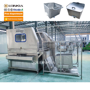 Macchina per la Pulizia di Bidoni ad Alta Efficienza Lonkia, Lavatrice per Carrelli Portacarne e Contenitori Euro per la Lavorazione della Carne - Product Image 2