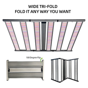 LEDILAND 1500W LED Grow Light 4 * 6ft regulable para cadena de margaritas dos canales 6 Bar UV IR 281B Samsong LM301H plegable IP65 para <span class=keywords><strong>Bloo</strong></span> - Product Image 4