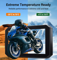 Caméra de tableau de bord pour moto Aoocci avec GPS, CarPlay, Android Auto, écran tactile intelligent