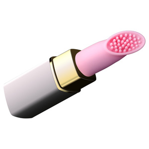 Lipstick <b>Mini</b> Vibrating Wand Pink White ABS Button Control Adult Stimulation Non Latex <b>Vibrators</b> - Product Image 5