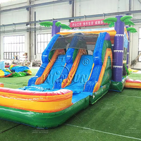 WINSUN Château gonflable combiné personnalisé en forme de noix de coco pour usine, en promotion et pour la location