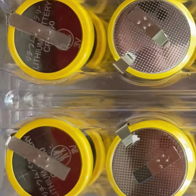 3V Lithium Coin Cell CR2450 Battery With Solder Tab for Electronic Shelf Label Tag ESL Digital Price Tag Battery