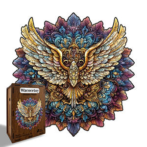 Puzzles en bois 3D personnalisés sur le thème des animaux pour adultes - Jeux de puzzles en gros et ensemble de mini-puzzles 3D sur le thème des animaux - Product Image 1