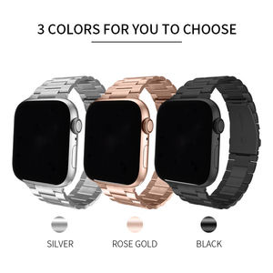 สายนาฬิกาอัจฉริยะสแตนเลสสตีลแบบรวม สำหรับ Apple Watch อุปกรณ์เสริมระดับพรีเมียม - Product Image 6