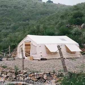 Outdoor 17.2 ㎡ Inflatable <b>Tent</b> Hut Green PVC & Oxford Fabric Rainproof two Bedroom Structure <b>Tent</b> No Need to Build - Product Image 1