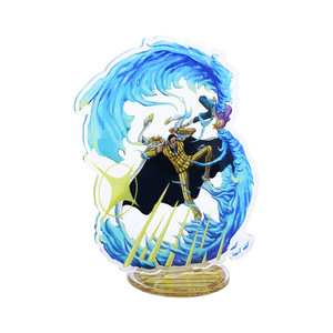 42 tipos de adornos acrílicos de <span class=keywords><strong>Anime</strong></span> pirata Luffy Zoro adorno de escritorio soporte de exhibición Exposición de cómics soporte de mesa de juguete de dibujos animados - Product Image 1