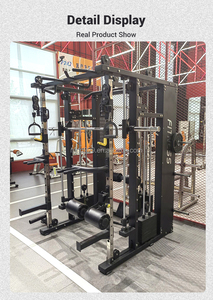 Bán Trực Tiếp Từ Nhà Máy Thiết Bị Tập Thể Dục Sử Dụng Thương Mại Thiết Bị Tập Luyện Sức Mạnh Giá Đỡ Ngồi Xổm Máy Smith Đa Chức Năng - Product Image 3