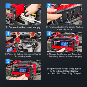 <span class=keywords><strong>Chargeur</strong></span> de <span class=keywords><strong>batterie</strong></span> plomb-acide intelligent automatique 12V 24V 20A <span class=keywords><strong>Chargeur</strong></span> de <span class=keywords><strong>batterie</strong></span> de voiture portable Mainteneur <span class=keywords><strong>Chargeur</strong></span> de maintien Desulfator - Product Image 6