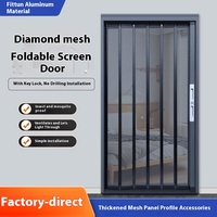 Porte moustiquaire coulissante invisible rétractable moderne en alliage d'aluminium, étanche, avec filet en acier inoxydable et verre transparent pour balcon