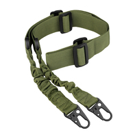 Sangle tactique pour arme à feu, réglable, à dégagement rapide QD, en nylon durable, noir, OD vert, kaki, camouflage, à un ou deux points d'attache