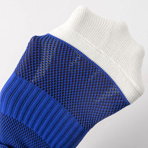 Chaussettes de football athlétiques à haute cheville pour hommes, antidérapantes, avec techniques de tissage, taille unique, saison d'automne - Product Image 5