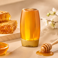 Bouteilles souples en plastique personnalisées, vides, inversées et convertibles, pour l'emballage de miel et de sirop – Vente en gros