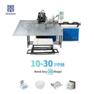 レンジ2-6mm Diaステンレス鋼2Dワイヤー曲げ機バット溶接PLC制御モーター & エンジン駆動 - Product Image 1