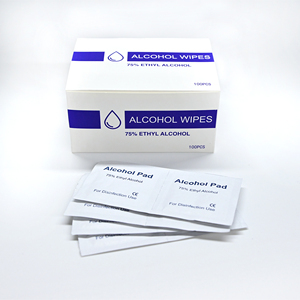 Lingettes désinfectantes à l'alcool éthylique à 75 %, emballées individuellement, lingettes médicales à l'alcool - Product Image 1