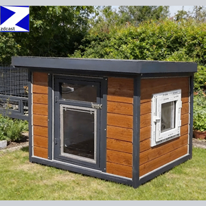 Caseta para Perros Aislada para Todo Clima con <span class=keywords><strong>Puerta</strong></span> Integrada, <span class=keywords><strong>Puerta</strong></span> de Limpieza, Ventanas Dobles y Logotipo Personalizado - Product Image 3