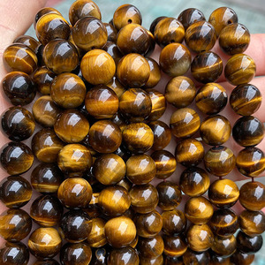 Pietra naturale turchesi agate occhio di tigre perline di pietra allentate rotonde 4/6/8/10/12MM adatte per la realizzazione di gioielli con ciondoli fai da te all'ingrosso - Product Image 6